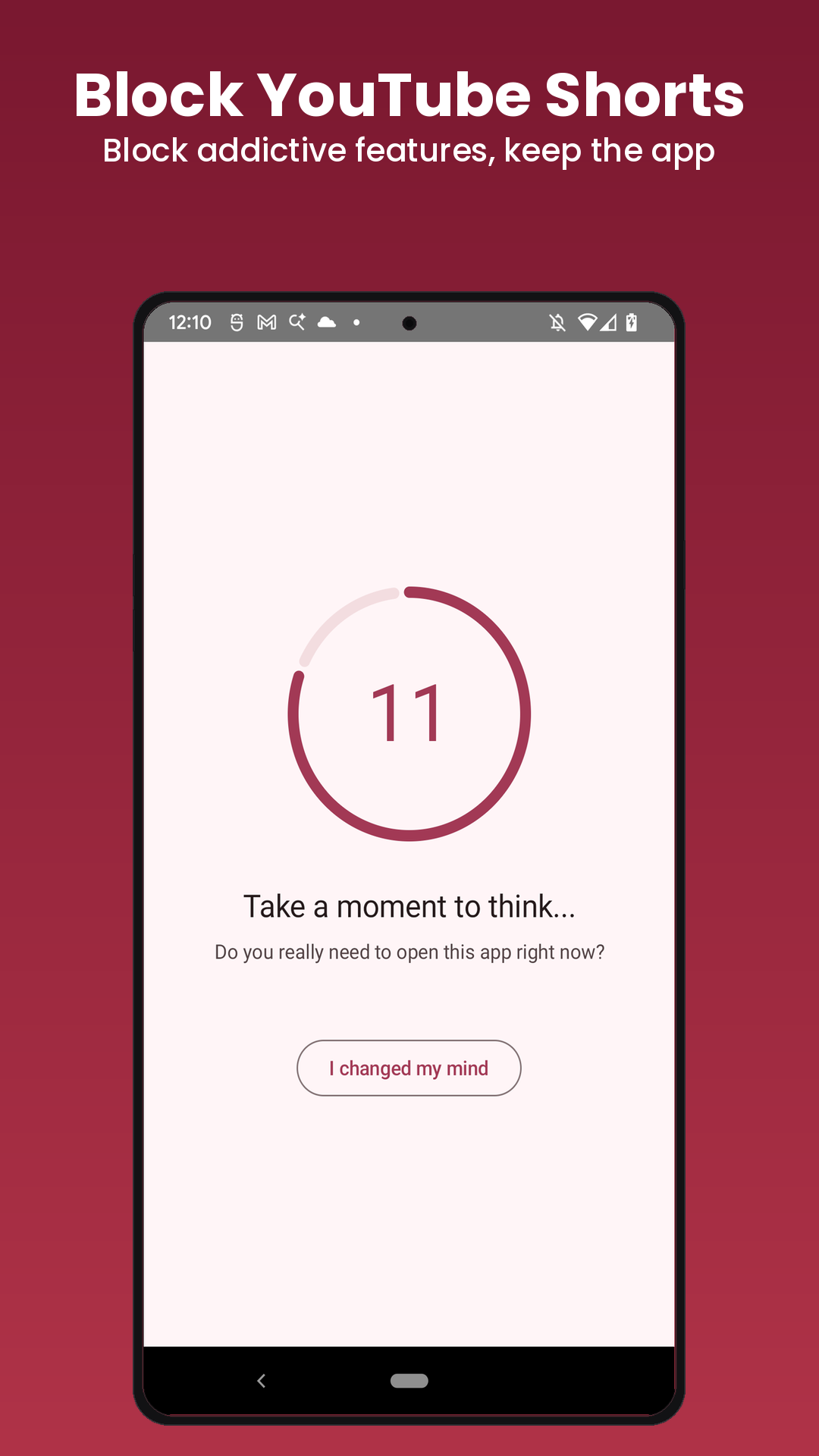 In-app blocking that stops YouTube Shorts without blocking the whole app